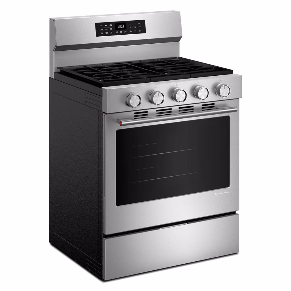 5.0 Cu. Ft. Smart Freestanding Gas Range with Convection Cooking Modes KFGS330TPS