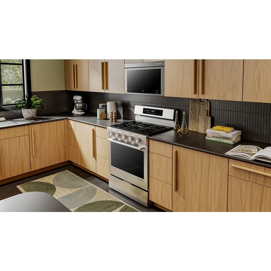 5.0 Cu. Ft. Smart Freestanding Gas Range with Convection Cooking Modes KFGS530SPS