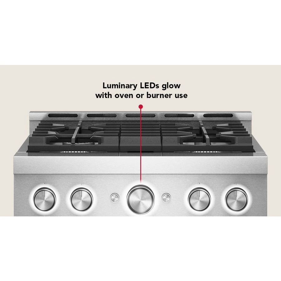 KitchenAid® 30-Inch 4 Burner Commercial-Style Gas Range with No Preheat Air Fry Mode KFGS930SSS