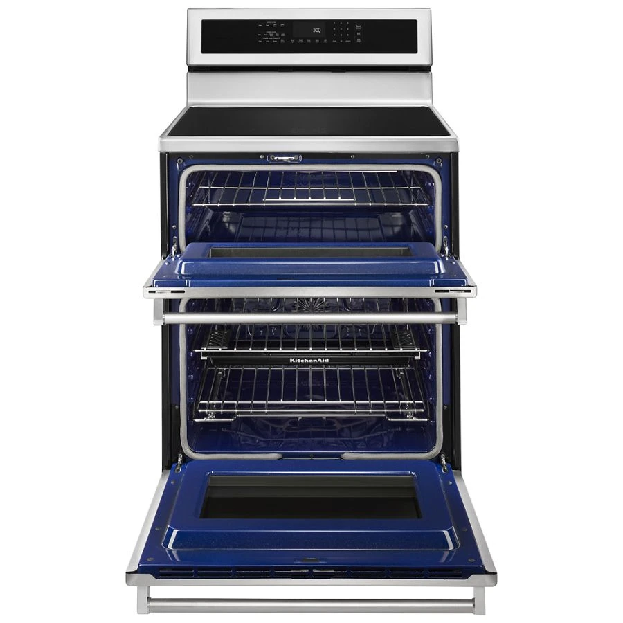 30-Inch 4-Element Induction Double Oven Convection Range KFID500ESS