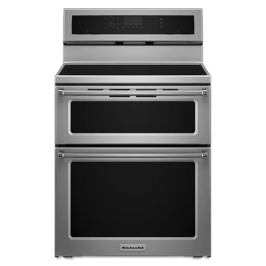 30-Inch 4-Element Induction Double Oven Convection Range KFID500ESS