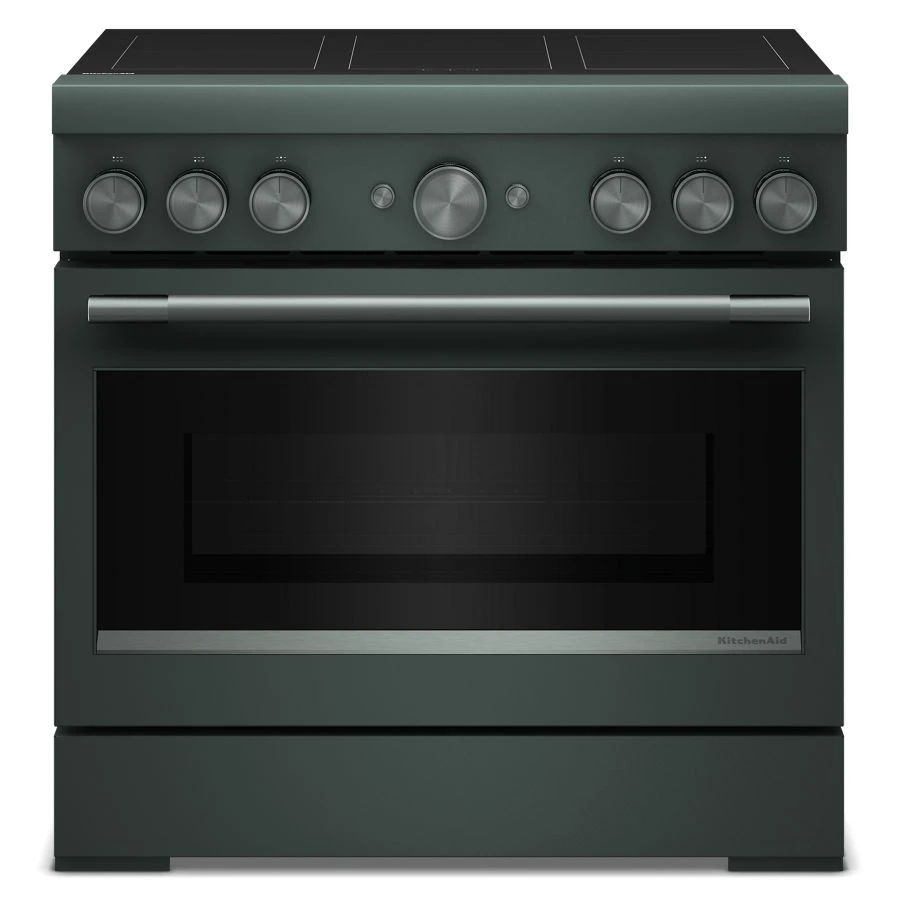 36-inch 6-element Induction Freestanding Commercial-style Range With Air Fry KFIS936SJP