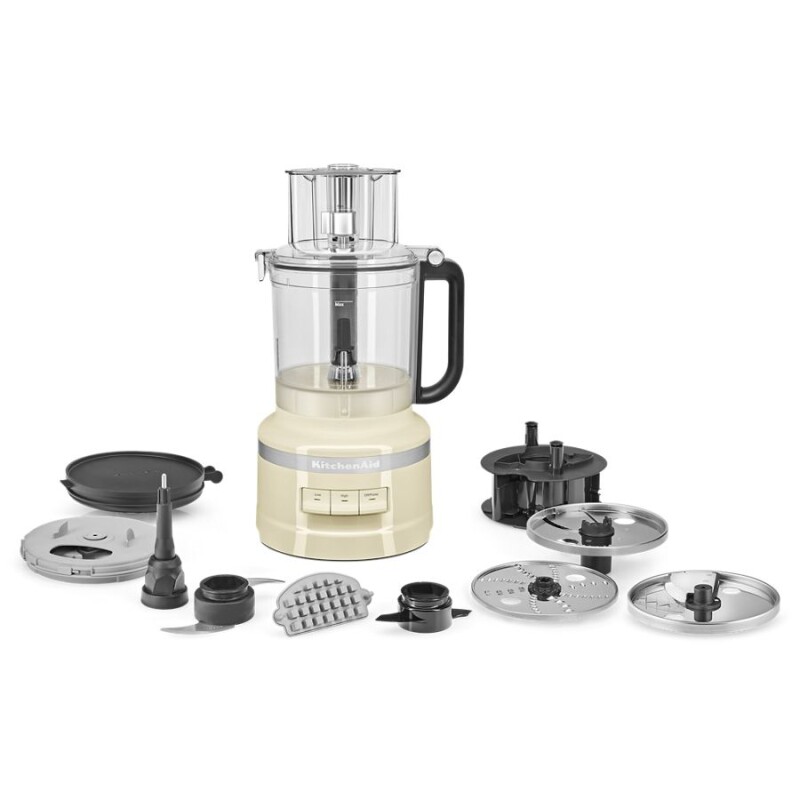 KitchenAid 13-Cup Food Processor with French Fry Disc and Dicing Kit Almond Cream KFP1320AC Picture 1