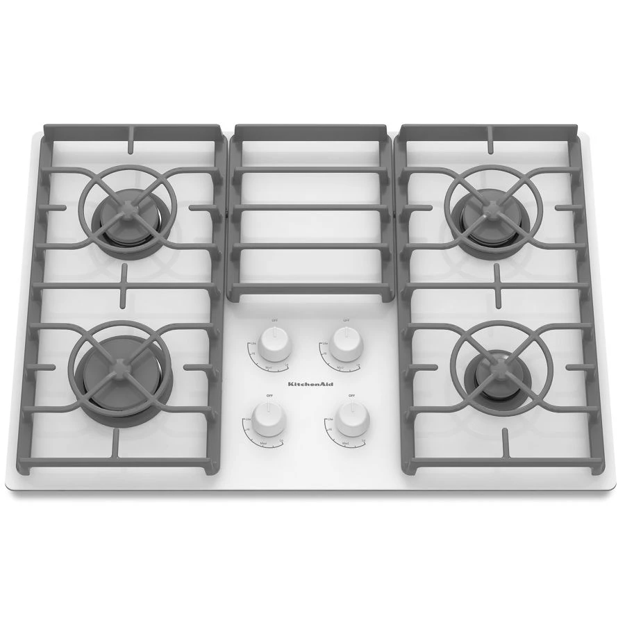 30-Inch 4 Burner Gas Cooktop, Architect Series II KGCC506RWW