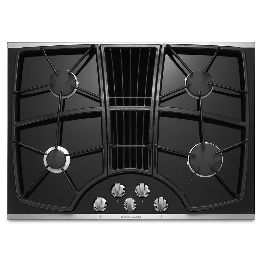 30-Inch 4 Burner Downdraft Gas Cooktop, Architect Series II KGCD807XSS