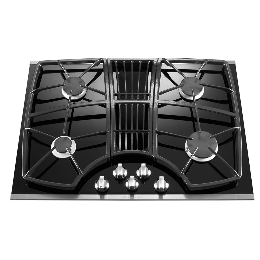 30-Inch 4 Burner Downdraft Gas Cooktop, Architect Series II KGCD807XSS