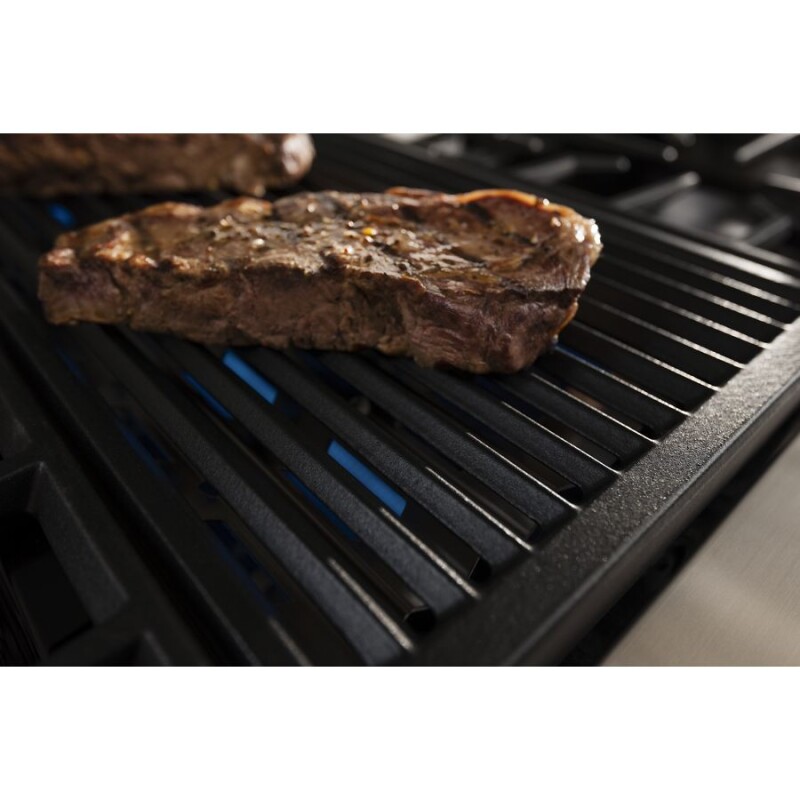 KitchenAid 36-Inch 4 Burner with Grill, Gas Rangetop, Commercial-Style Stainless Steel KGCU462VSS Picture 1