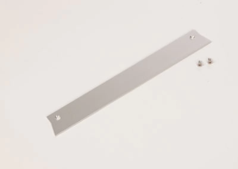 Custom Door Trim Kit for DCE Ice Machines - Allows for installation of custom hardware on custom wood door panel; eliminates lip-style handle. Requires custom pull or handle that attaches to 