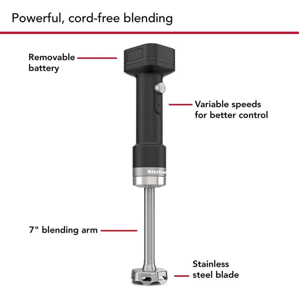 Go Cordless Hand Blender - battery included KHBRV71BM