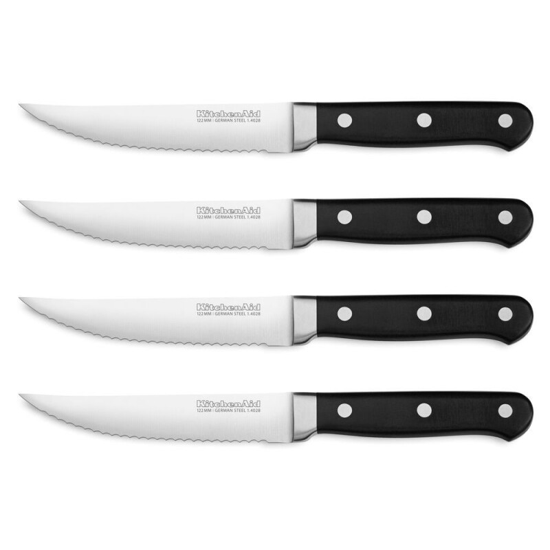 Classic Forged 4-Piece 4.5-Inch Triple Rivet Steak Knives KKFTR4OB