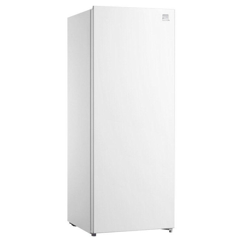 Kenmore 7 Cu. Ft. (196L) Convertible Upright Freezer/Refrigerator | Garage-Ready | Low-Frost | Reversible Door | Manual Defrost | Removable Glass Shelves | White | For Basement Garage Shed Cottage White KKUF07W Picture 1