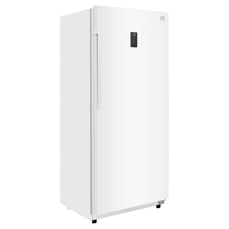 Kenmore 17 Cu. Ft. (480L) Convertible Upright Freezer/Refrigerator, Garage-Ready, Frost-Free, Digital Touch Controls, Quick Freeze, LED Interior Light, White, For Basement, Garage, Shed, Cottage White KKUF17W Picture 1