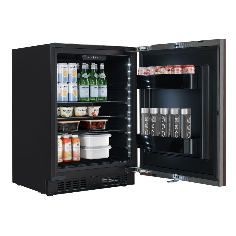 24 in. Panel Ready Compact Refrigerator, 5 cu. ft. in Black KMBIR5CPR