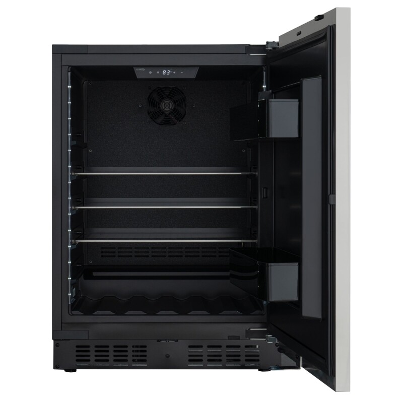 24 in. Panel Ready Compact Refrigerator, 5 cu. ft. in Black KMBIR5CPR