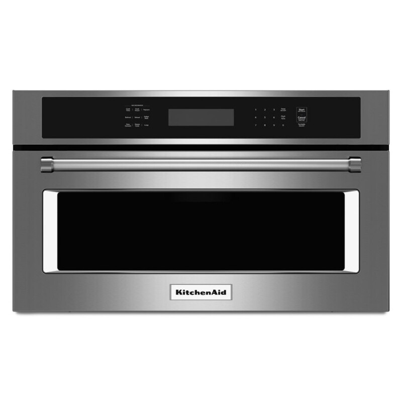 KitchenAid 30" Built In Microwave Oven with Convection Cooking Stainless Steel KMBP100ESS Picture 1