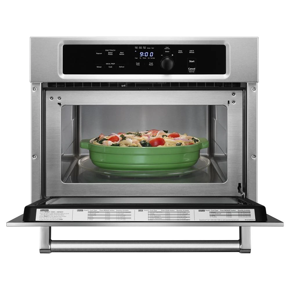 24" Built In Microwave Oven with 1000 Watt Cooking KMBS104ESS