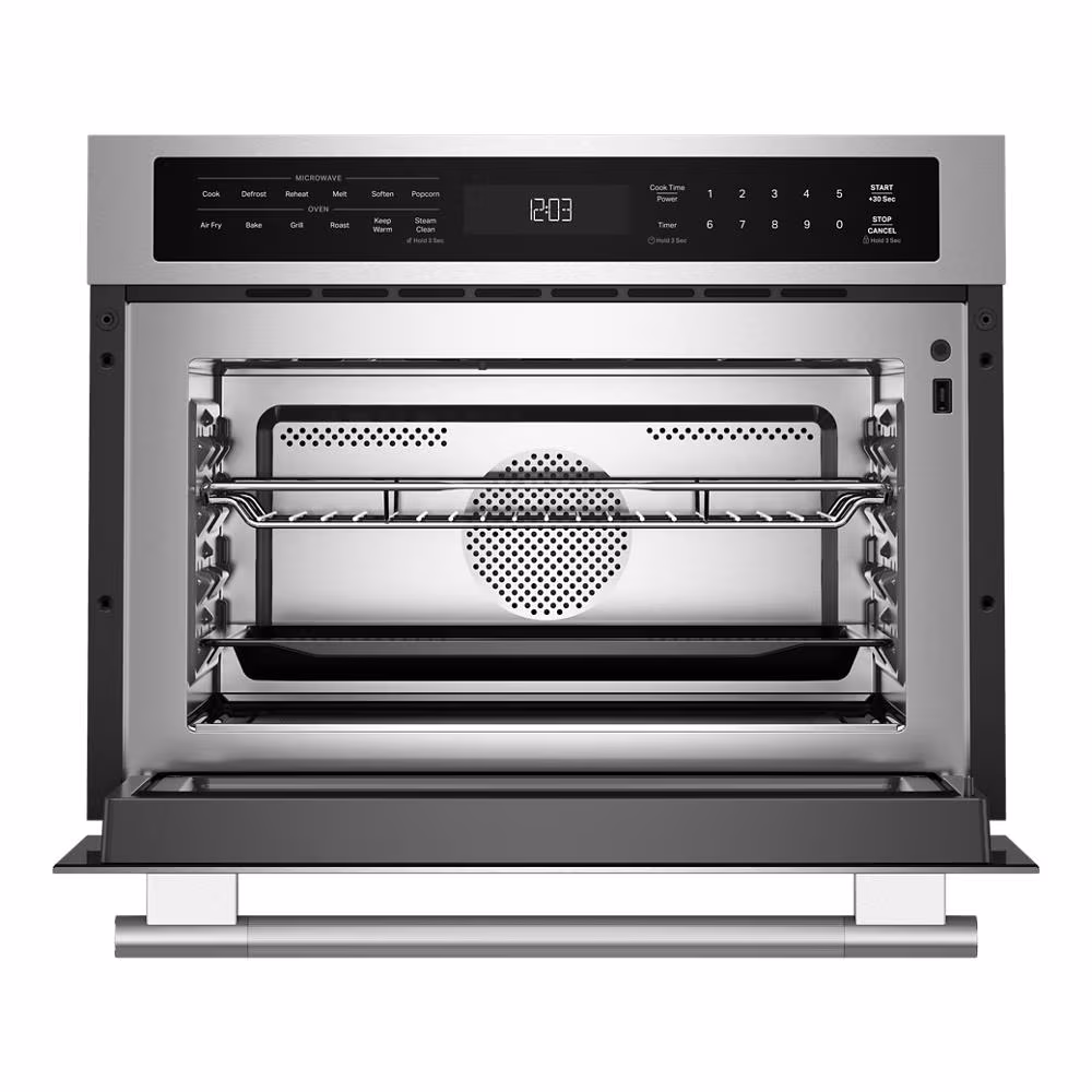 24" Built-In More-In-One Convection Microwave Speed Oven with Air Fry Mode KMBS724SPS