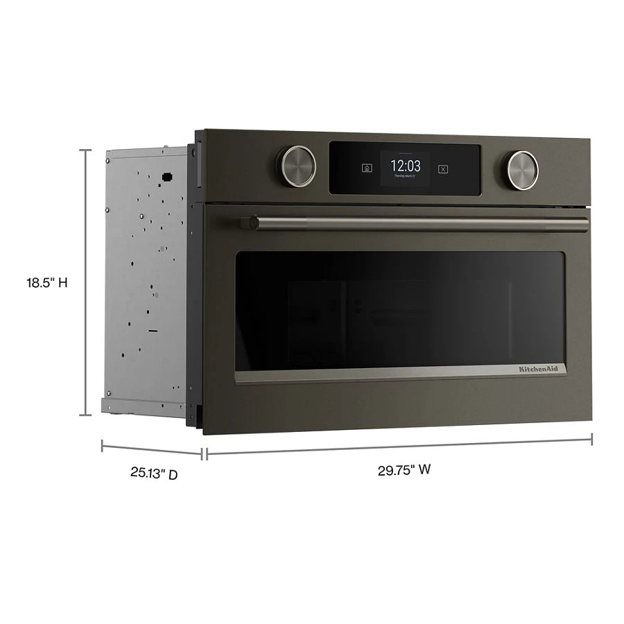 30" Built In Microwave Oven with Air Fry KMBS730SBE