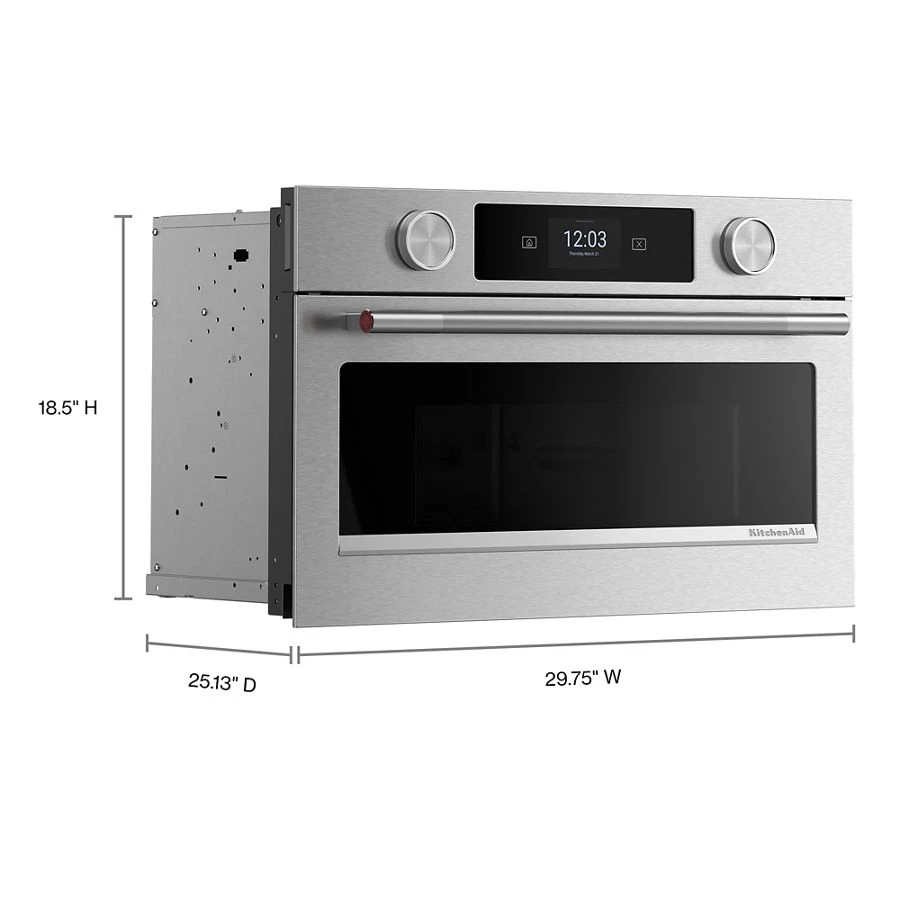 30" Built In Microwave Oven with Air Fry KMBS730SPS