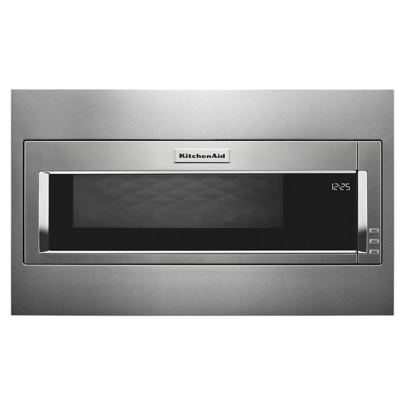 KitchenAid 1000 Watt Built-In Low Profile Microwave with Standard Trim Kit Stainless Steel KMBT5511KSS Picture 1