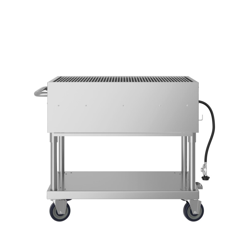 36 in. Commercial Mobile Outdoor Grill in Stainless Steel KMCGM36