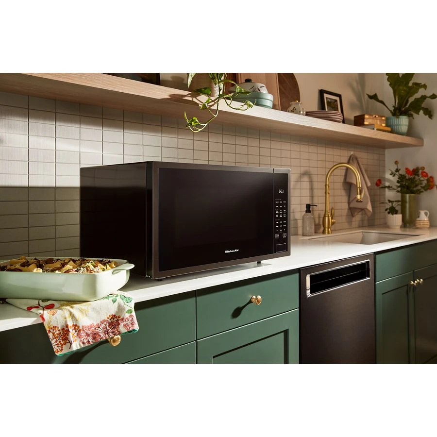 1.6 Cu. Ft. Countertop Microwave with Auto Functions KMCS122PBS