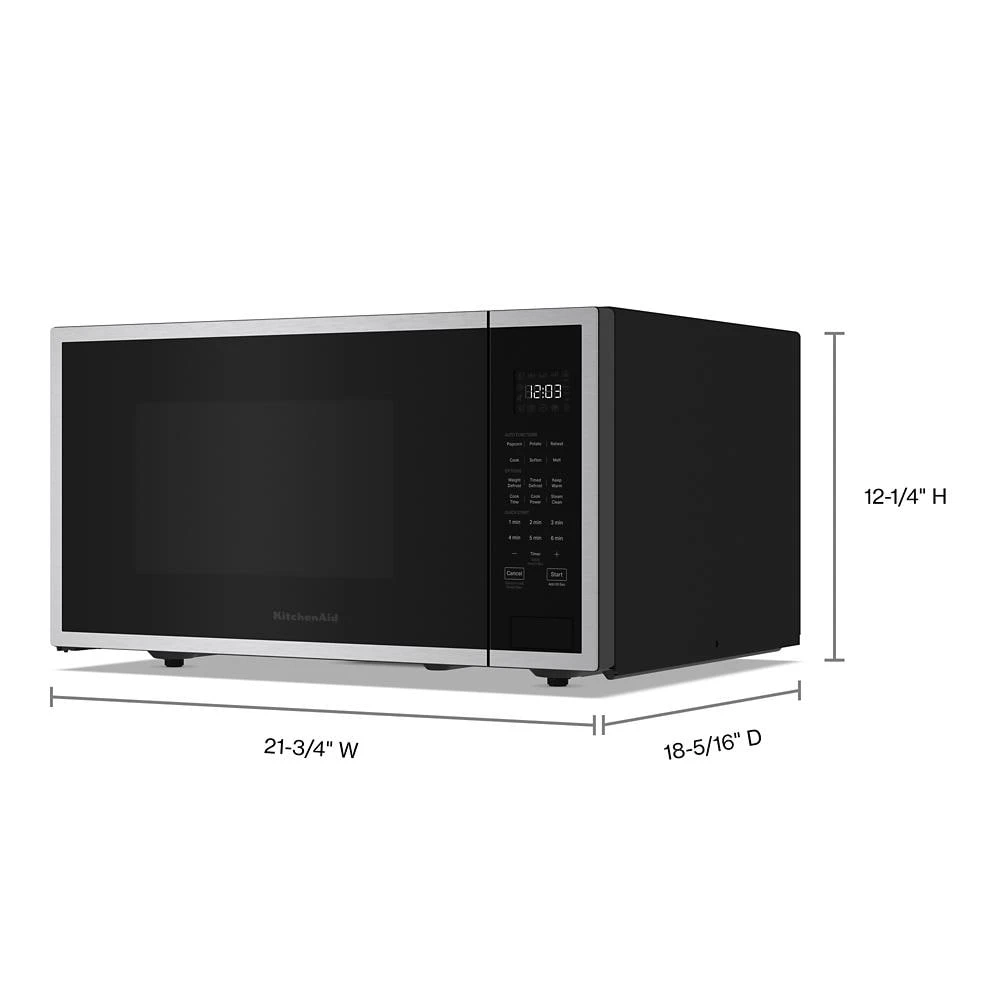 1.6 Cu. Ft. Countertop Microwave with Auto Functions KMCS122PPS