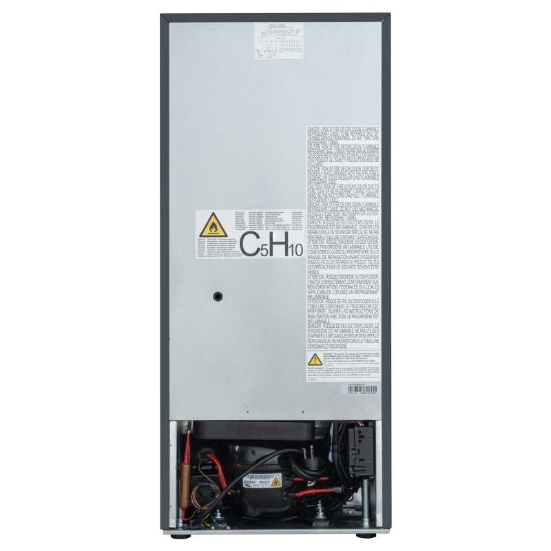 Reserve 15 in. Under-Counter Panel Ready Dual Zone Built-in Wine Cooler with Black Shelves and 23 Bottle Capacity in Black KMCW28DZBPR