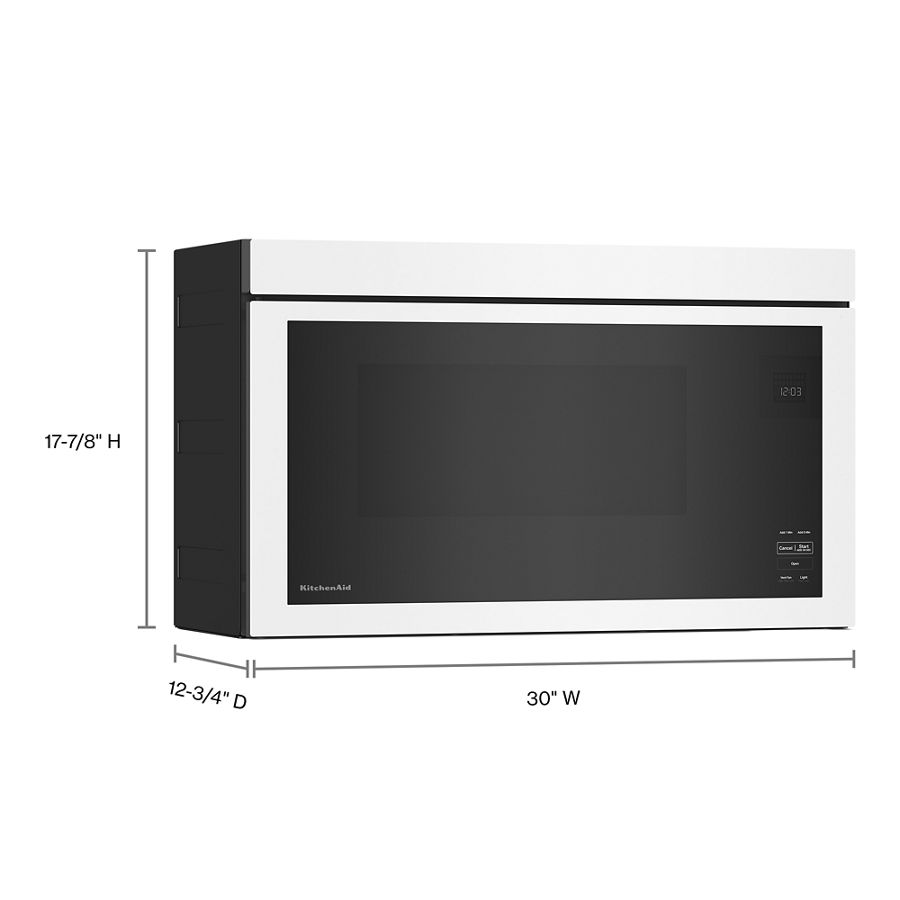 Over-The-Range Microwave with Flush Built-In Design KMMF330PWH