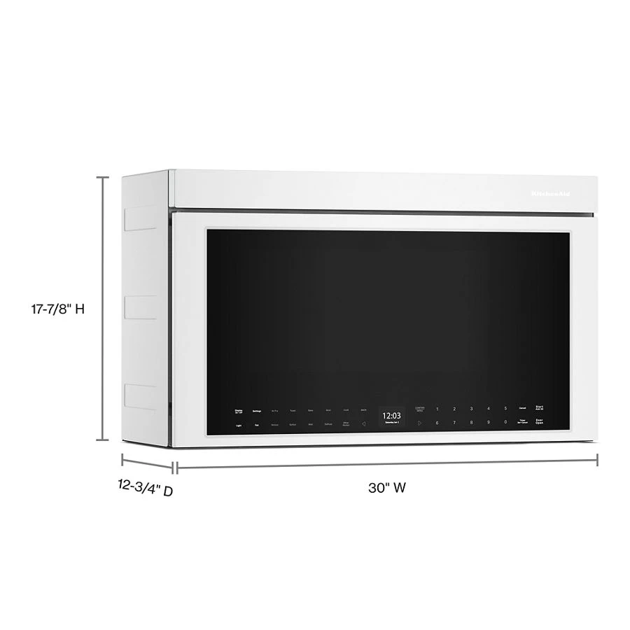 Multifunction Over-the-Range Oven with Flush Built-In Design KMMF530PWH