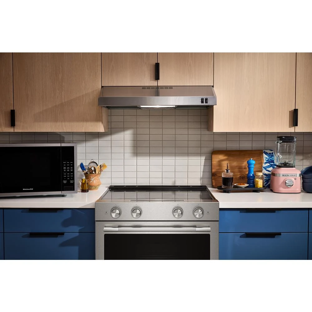 Smart Low Profile Microwave Hood Combination with Dual Fan Ventilation KMML550RPS