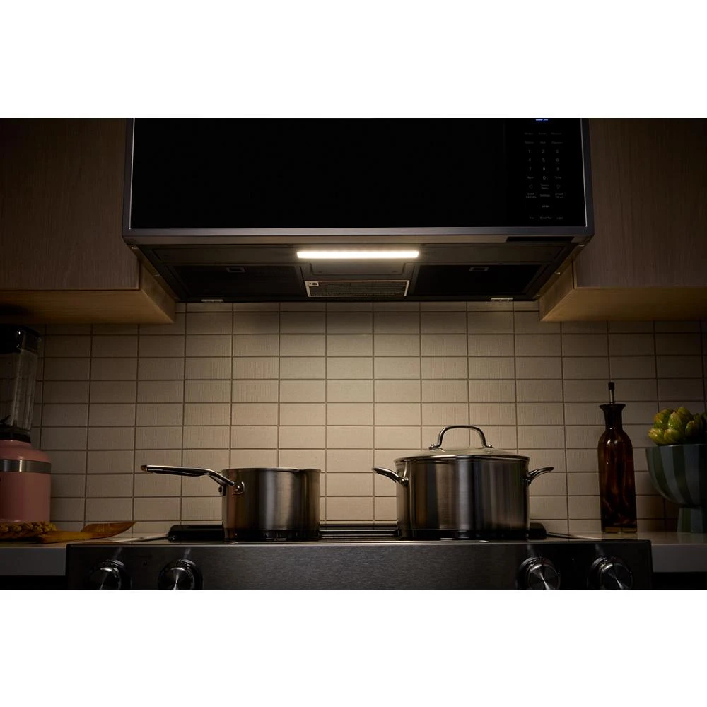 Smart Low Profile Microwave Hood Combination with Dual Fan Ventilation KMML550RPS