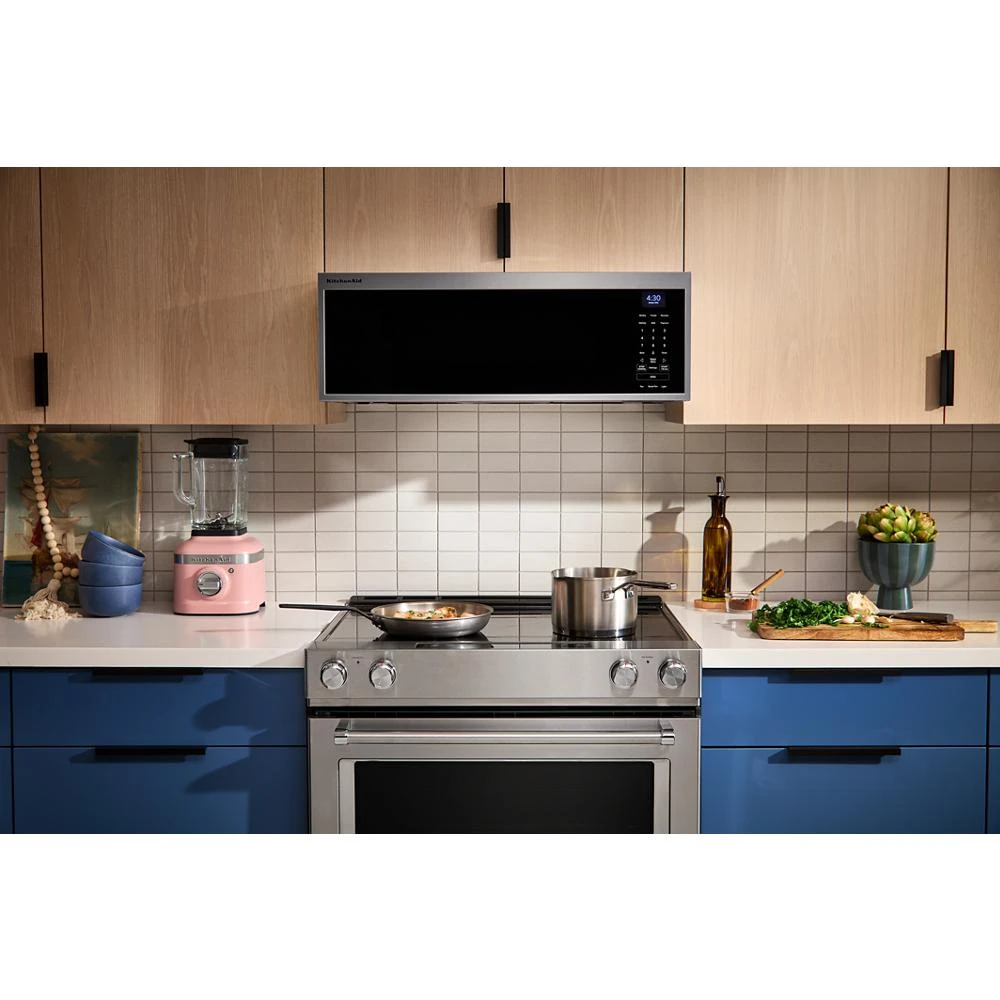 Smart Low Profile Microwave Hood Combination with Dual Fan Ventilation KMML550RPS
