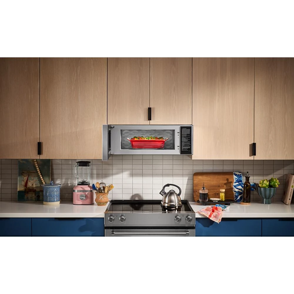 Smart Low Profile Microwave Hood Combination with Dual Fan Ventilation KMML550RPS