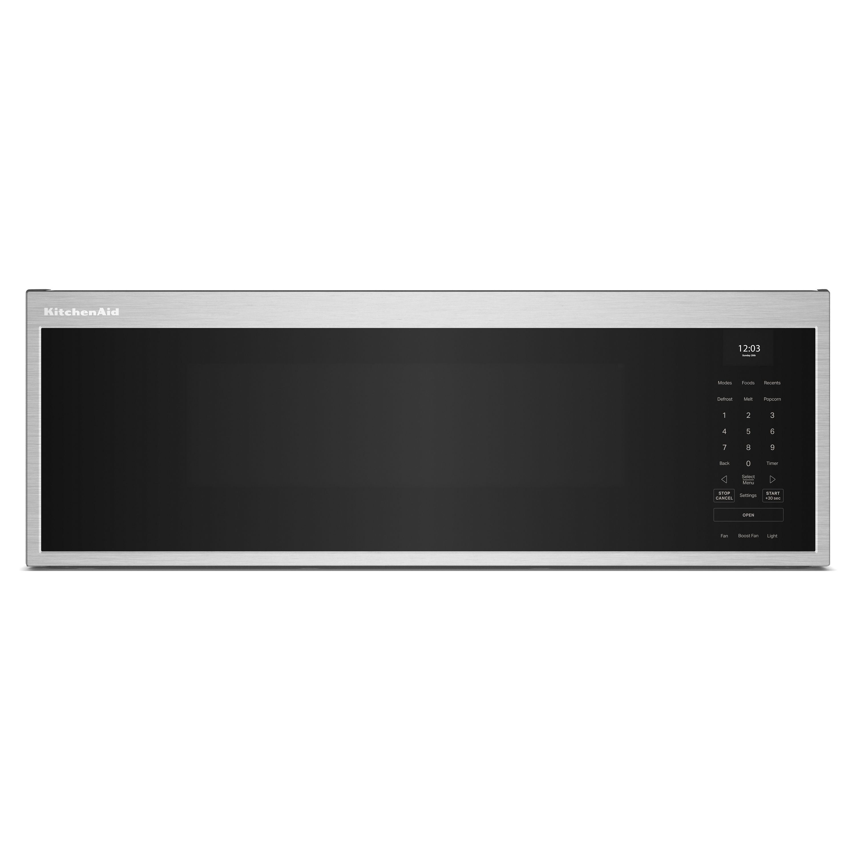 KitchenAid Smart Low Profile Microwave Hood Combination with Dual Fan Ventilation Fingerprint Resistant Stainless Steel KMML550RPS Picture 1
