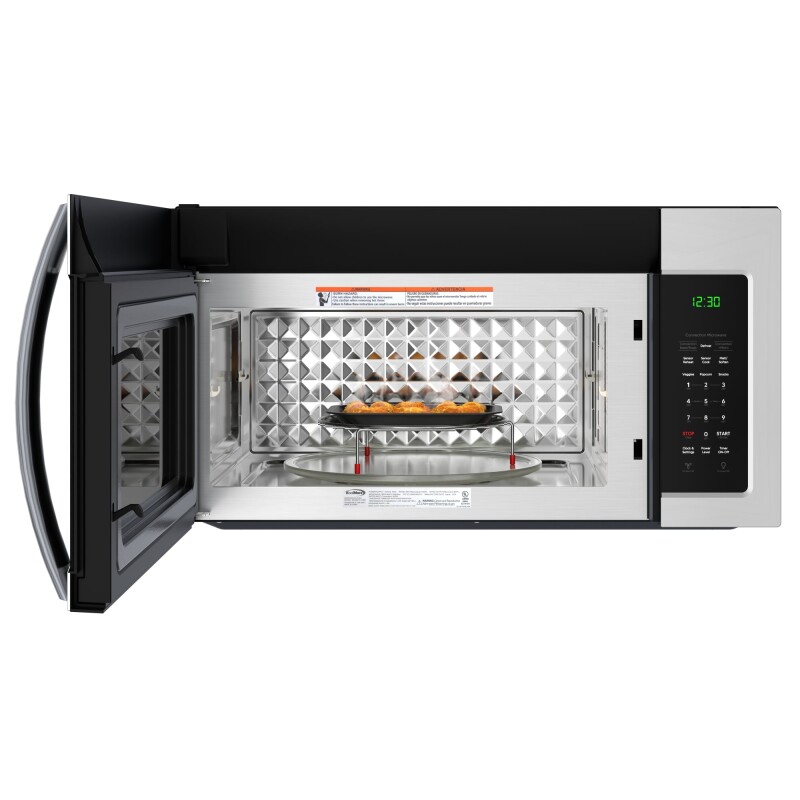 30 in. 1.5 cu.ft Over-the-Range Convection Microwave Oven in Black KMMOTC15SS