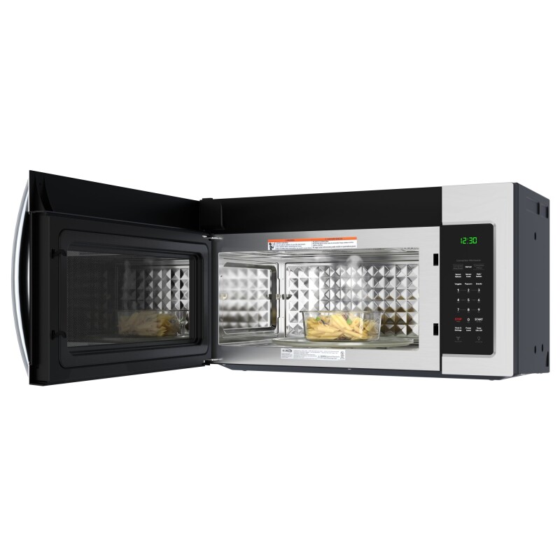 30 in. 1.5 cu.ft Over-the-Range Convection Microwave Oven in Black KMMOTC15SS