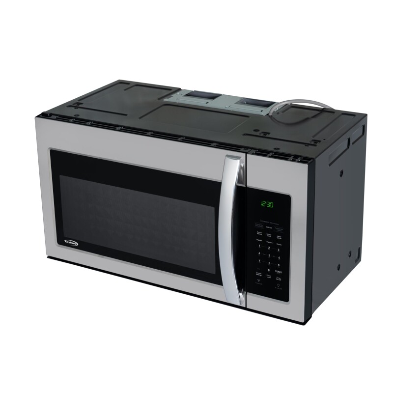 30 in. 1.5 cu.ft Over-the-Range Convection Microwave Oven in Black KMMOTC15SS