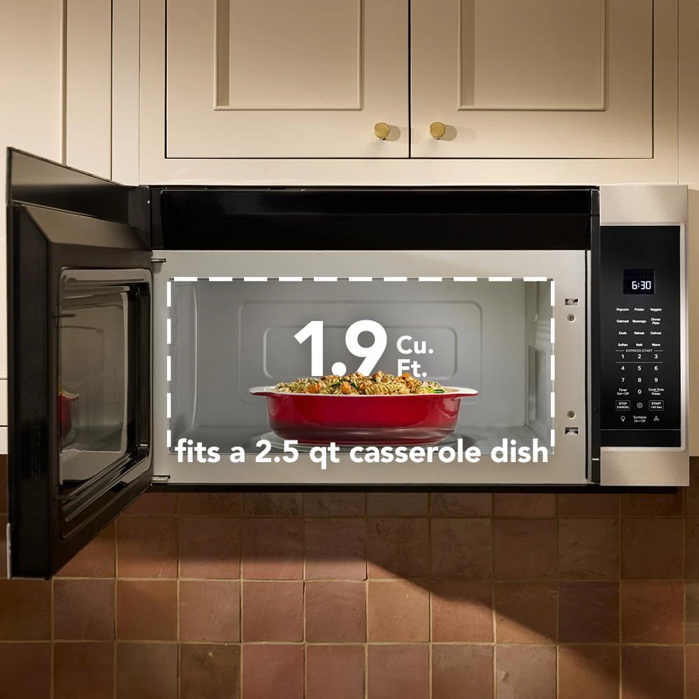 1.9 Cu. Ft. Microwave Hood Combination with Auto Functions KMMS130RPS