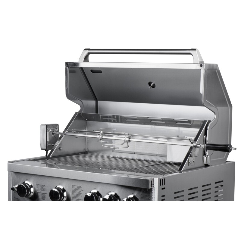 30 in. Built-in Liquid Propane BBQ Grill for Outdoor Kitchen in Stainless-Steel KMOKSBQ30