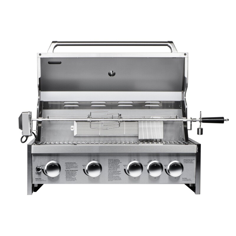 30 in. Built-in Liquid Propane BBQ Grill for Outdoor Kitchen in Stainless-Steel KMOKSBQ30