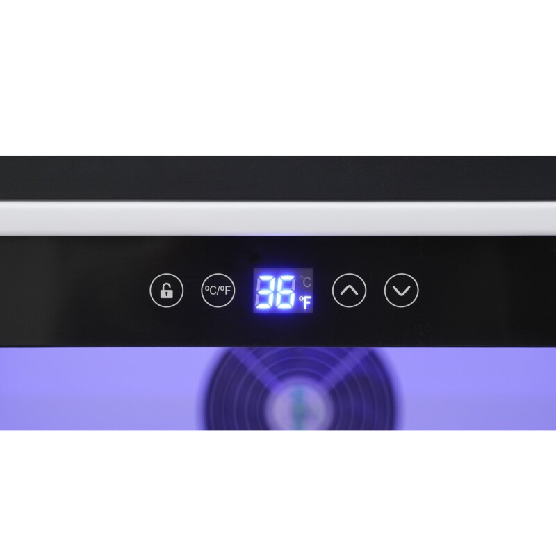 24 in. Outdoor Kitchen Stainless Steel Refrigerator 5.5 cu. ft. Capacity with Automatic defrost, Blue LED Lighting and IPX4 Rating, CSA Listed KMOKSOFRC58SS