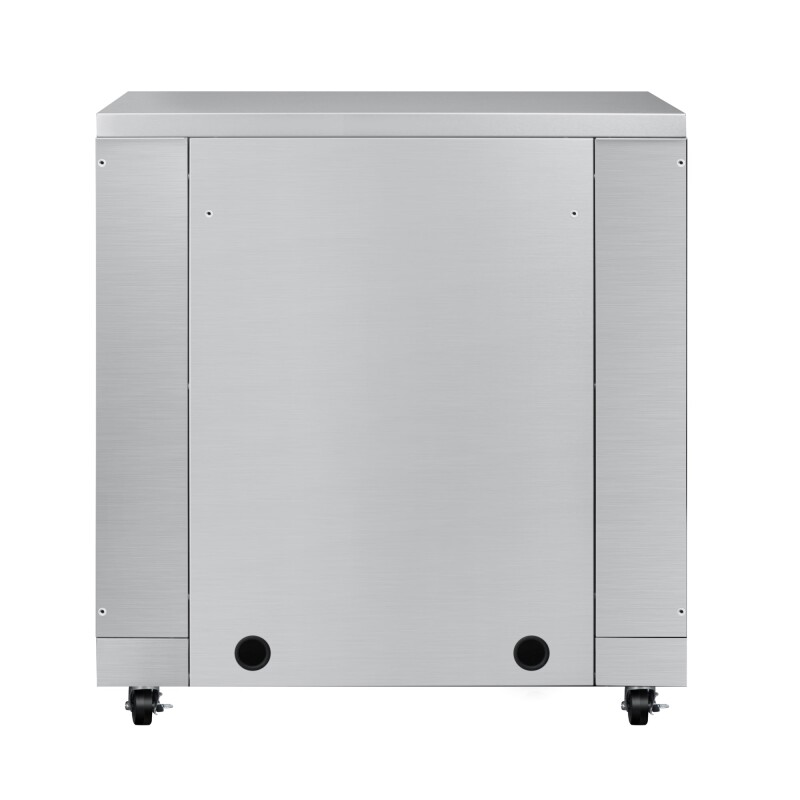 32 in. Outdoor Cabinet Kitchen for Refrigerator in Stainless-Steel KMOKSUCRCAB