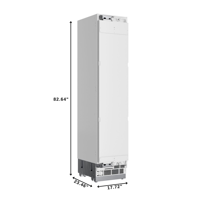 Reserve Panel Ready Column 30 in. Refrigerator and 18 in. Freezer Combo with Ice and Water Dispenser, Frost Free, ETL Listed, Energy Star KMPRCR30F18