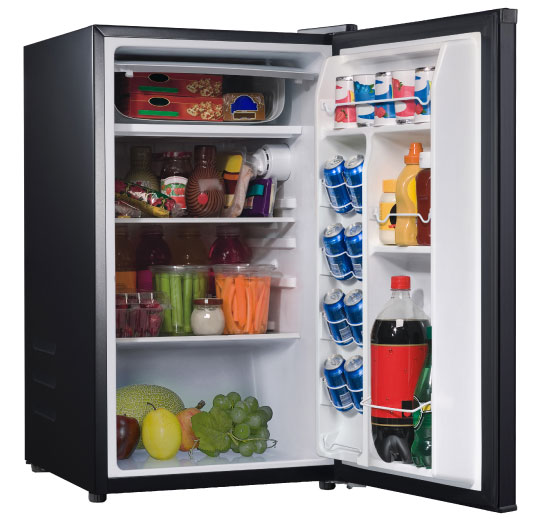 4.3 Black Refrigerator KMR43MBKE