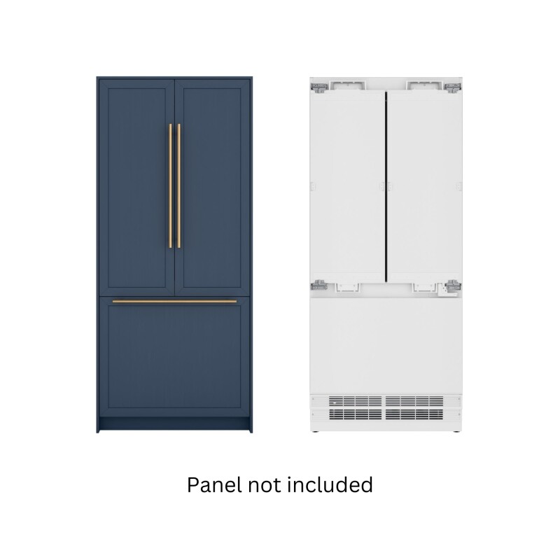 Reserve 36 In. Panel Ready French Door Refrigerator with Ice Maker and Water Dispenser, Frost Free, 19.6 Cu. Ft KMRER36FDPR