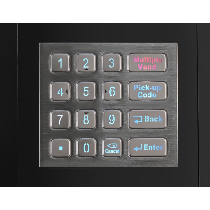 Refrigerated Snack and Drink Vending Machine with 36 Slots in Black KMVMR30B