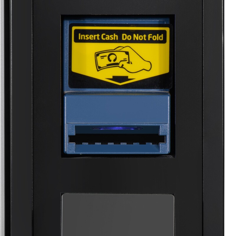 Refrigerated Snack and Drink Vending Machine with 60 Slots and Coin/Bill Acceptor in Black KMVMR40BC