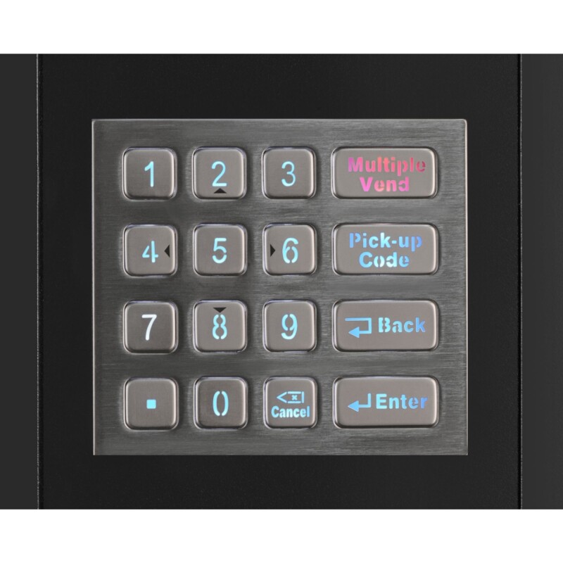 Refrigerated Snack and Drink Vending Machine with 60 Slots and Coin/Bill Acceptor in Black KMVMR40BC