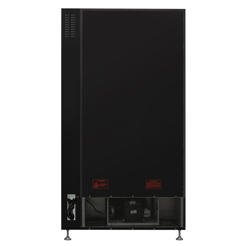 Refrigerated Snack and Drink Vending Machine with 60 Slots and Coin/Bill Acceptor in Black KMVMR40BC